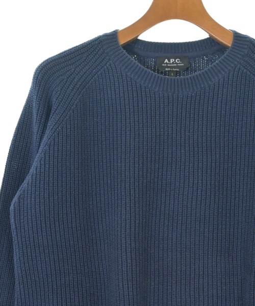A.P.C.（アーペーセー）ニット・セーター 紺 サイズ:L メンズ/2200721818047