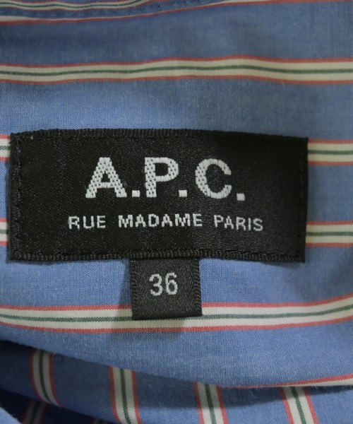 A.P.C.（アーペーセー）ブラウス 青 サイズ:36(S位) レディース/2200720258011