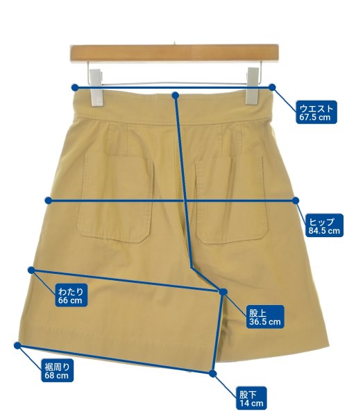 A.P.C.（アーペーセー）ショートパンツ ベージュ サイズ:36(S位) レディース/2200715448014