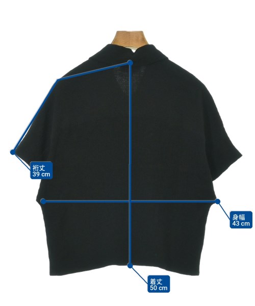 A.P.C.（アーペーセー）ポロシャツ 黒 サイズ:36(S位) レディース/2200718118051