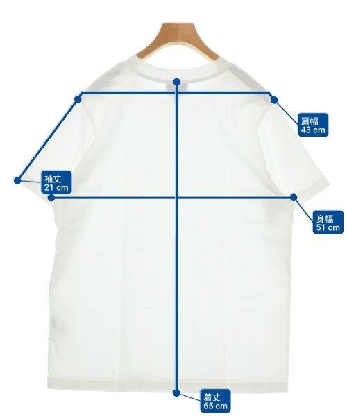 A.P.C.（アーペーセー）Tシャツ・カットソー 白 サイズ:L レディース/2200723251057