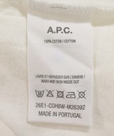 A.P.C.（アーペーセー）Tシャツ・カットソー 白 サイズ:L レディース/2200723251057