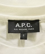 A.P.C.（アーペーセー）Tシャツ・カットソー 白 サイズ:S レディース/2200716781165