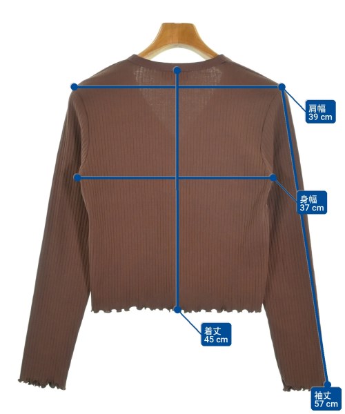 A.P.C.（アーペーセー）カーディガン 茶 サイズ:S レディース/2200722576069