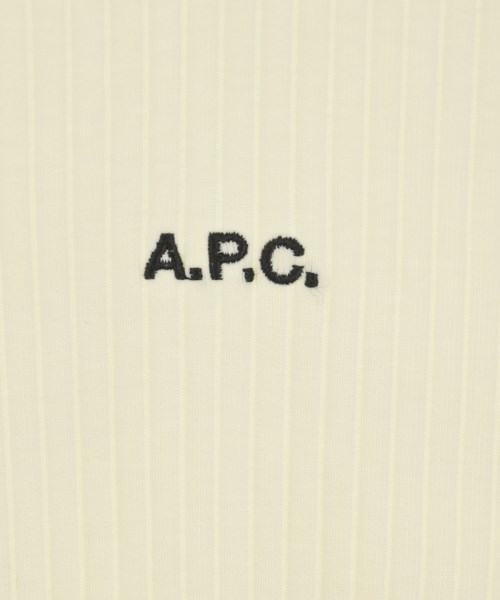 A.P.C.（アーペーセー）Tシャツ・カットソー 白 サイズ:S レディース/2200722576076