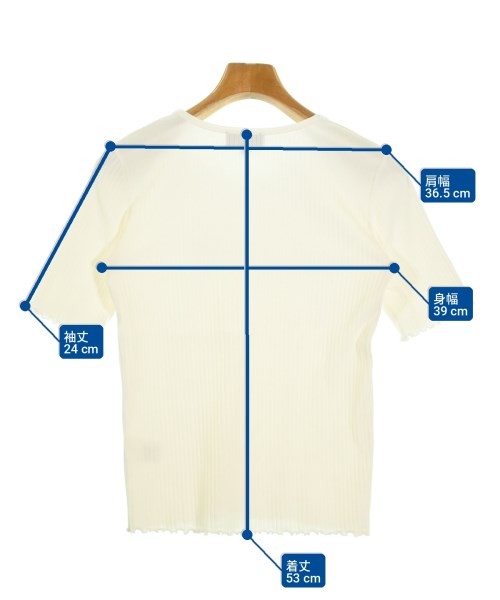 A.P.C.（アーペーセー）Tシャツ・カットソー 白 サイズ:S レディース/2200722576076