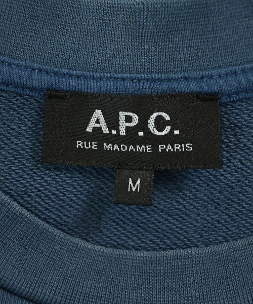 A.P.C.（アーペーセー）スウェット 青 サイズ:M レディース/2200725611095