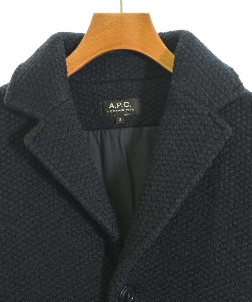 A.P.C.（アーペーセー）チェスターコート 紺 サイズ:S レディース/2200721366012