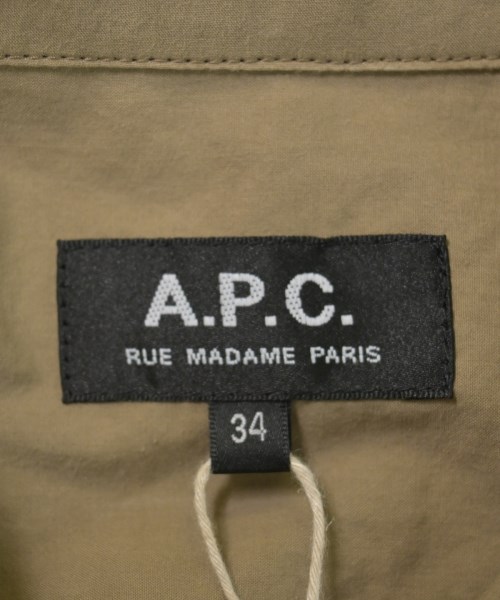 A.P.C.（アーペーセー）シャツワンピース ベージュ サイズ:34(XS位) レディース/2200723371236
