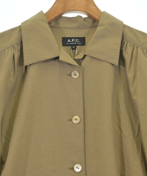 A.P.C.（アーペーセー）シャツワンピース ベージュ サイズ:34(XS位) レディース/2200723371236