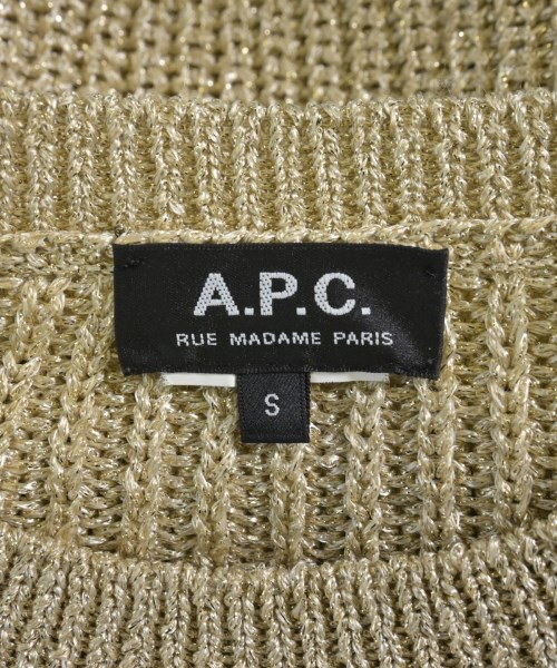 A.P.C.（アーペーセー）ニット・セーター ゴールド サイズ:S レディース/2200729129022