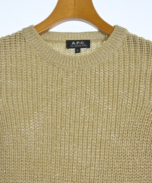A.P.C.（アーペーセー）ニット・セーター ゴールド サイズ:S レディース/2200729129022
