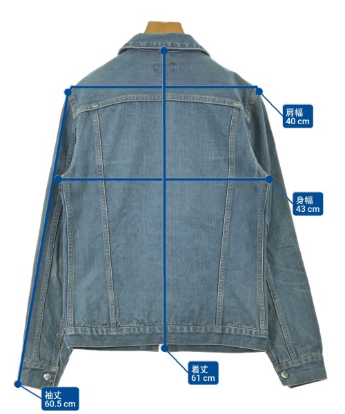 A.P.C.（アーペーセー）デニムジャケット 青 サイズ:S レディース/2200682758017