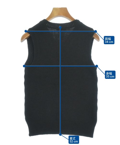 A.P.C.（アーペーセー）ベスト/ノースリーブ 黒 サイズ:S レディース/2200685256145