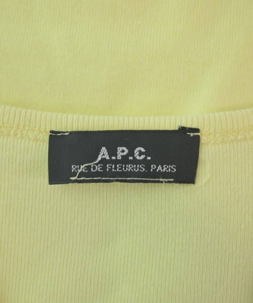 A.P.C.（アーペーセー）Tシャツ・カットソー 黄 サイズ:-(XS位) レディース/2200685507025