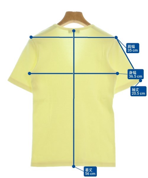 A.P.C.（アーペーセー）Tシャツ・カットソー 黄 サイズ:-(XS位) レディース/2200685507025