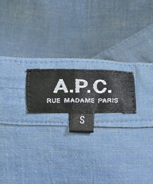 A.P.C.（アーペーセー）カジュアルシャツ 青 サイズ:S レディース/2200686283058