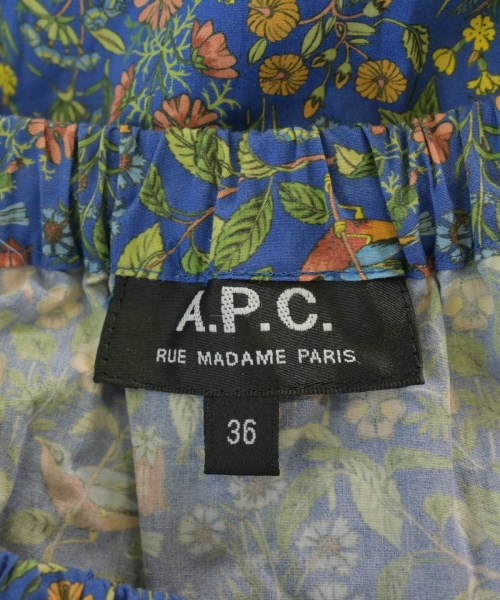 A.P.C.（アーペーセー）ロング・マキシ丈スカート 青 サイズ:36(S位) レディース/2200686283065