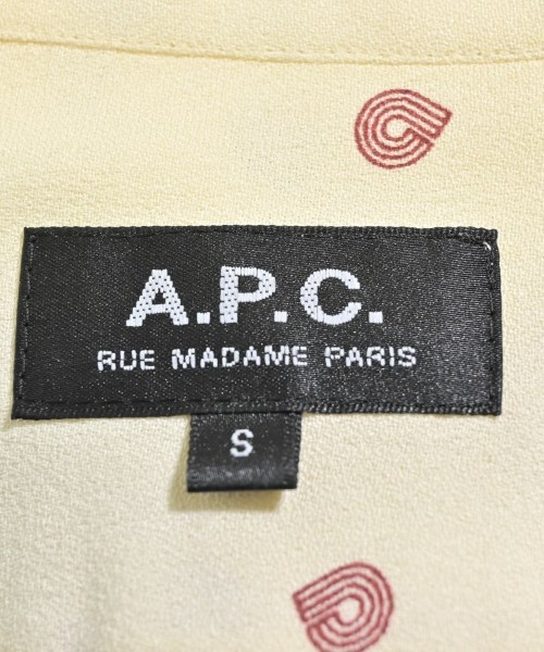 A.P.C.（アーペーセー）カジュアルシャツ 黄 サイズ:S レディース/2200686283102