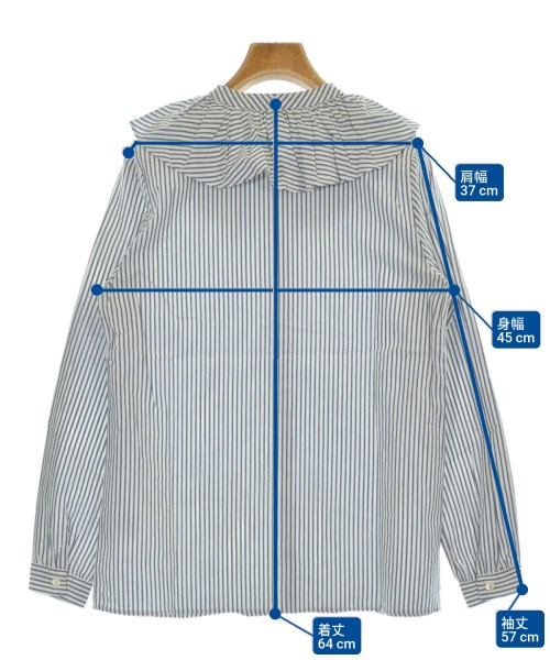 A.P.C.（アーペーセー）ブラウス 白 サイズ:36(S位) レディース/2200686283119