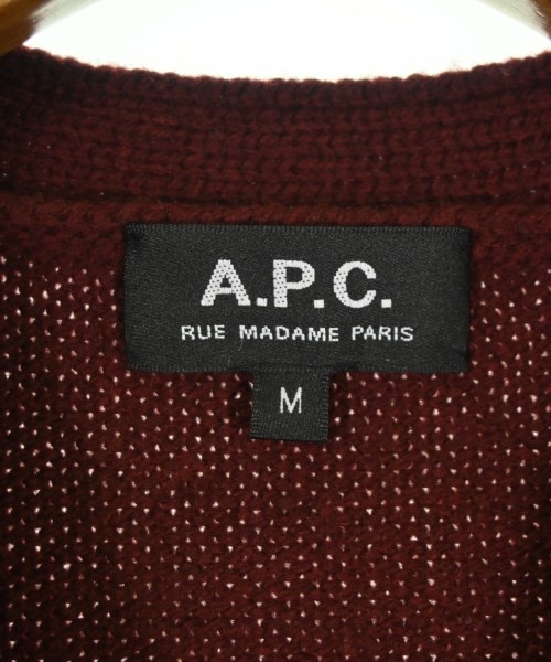 A.P.C.（アーペーセー）カーディガン 赤 サイズ:M レディース/2200686283140