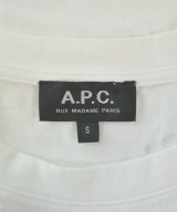 A.P.C.（アーペーセー）Tシャツ・カットソー 白 サイズ:S レディース/2200682863018