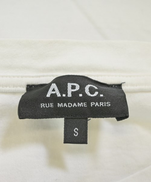 A.P.C.（アーペーセー）Tシャツ・カットソー 白 サイズ:S レディース/2200688215170
