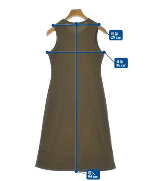 A.P.C.（アーペーセー）ワンピース カーキ サイズ:S レディース/2200688325039
