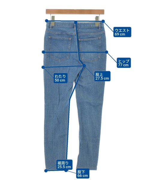A.P.C.（アーペーセー）デニムパンツ 青 サイズ:25(S位) レディース/2200688507015