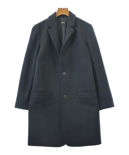 A.P.C.(アーペーセー)チェスターコート 紺 サイズ:36(S位)/2200683545012