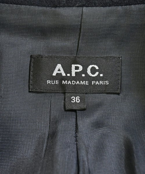 A.P.C.（アーペーセー）チェスターコート 紺 サイズ:36(S位) レディース/2200683545012