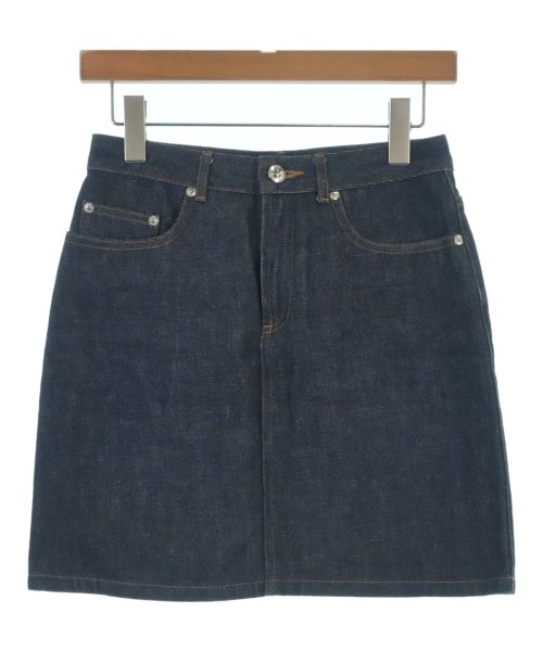 A.P.C.(アーペーセー)ミニスカート 紺 サイズ:34(XS位)/2200688685027