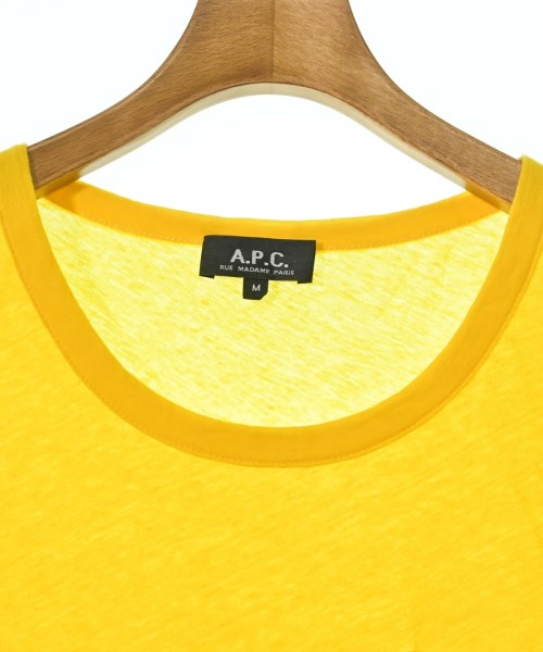 A.P.C.（アーペーセー）Tシャツ・カットソー 黄 サイズ:M レディース/2200689368073