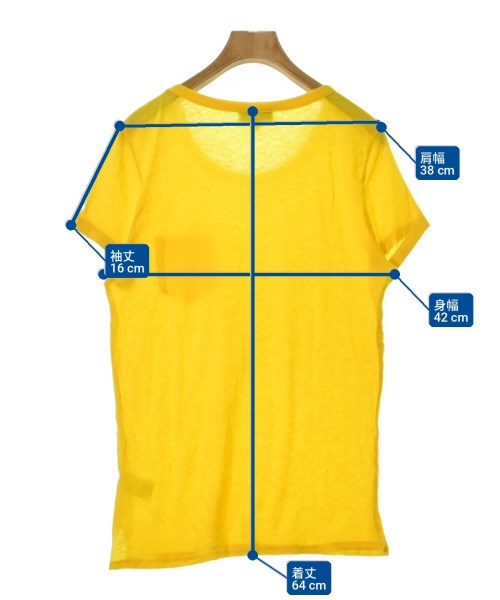 A.P.C.（アーペーセー）Tシャツ・カットソー 黄 サイズ:M レディース/2200689368073