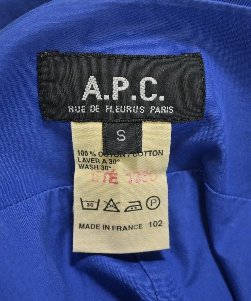 A.P.C.（アーペーセー）ワンピース 青 サイズ:S レディース/2200689751011