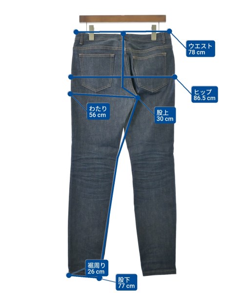 A.P.C.（アーペーセー）デニムパンツ 紺 サイズ:28(L位) レディース/2200690926019