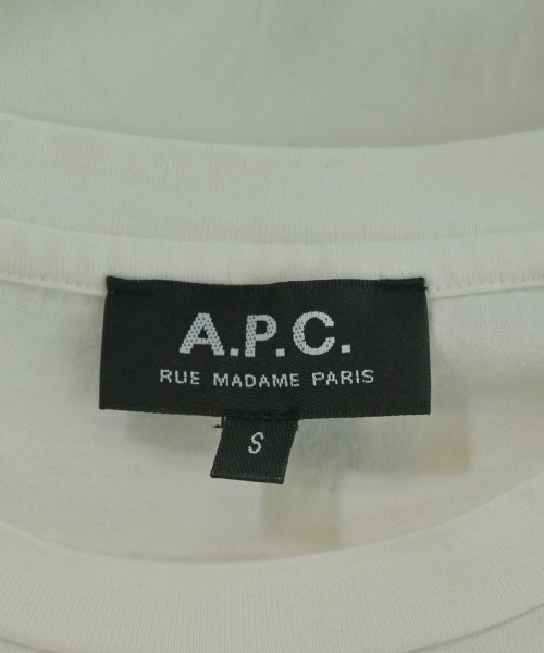 A.P.C.（アーペーセー）Tシャツ・カットソー 白 サイズ:S レディース/2200690968347