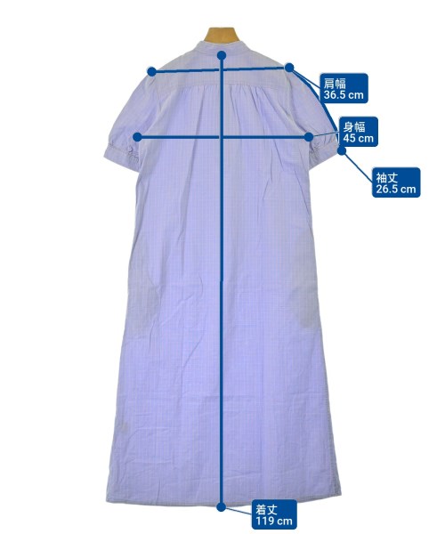 A.P.C.（アーペーセー）シャツワンピース 青 サイズ:34(XS位) レディース/2200684885148