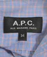 A.P.C.（アーペーセー）シャツワンピース 青 サイズ:34(XS位) レディース/2200684885148