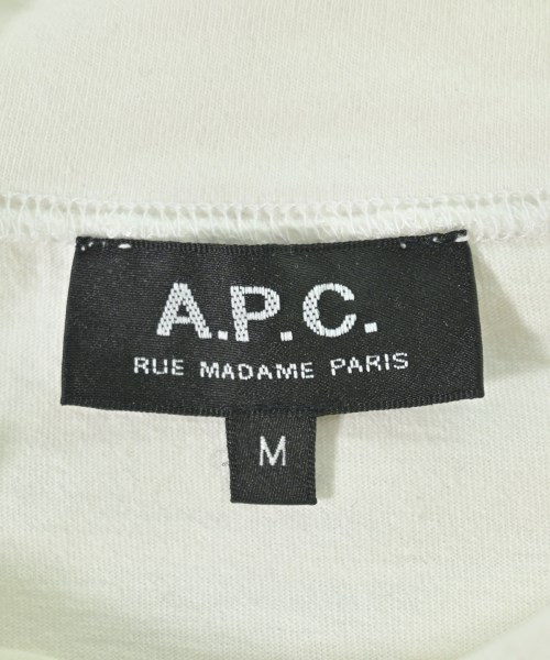 A.P.C.（アーペーセー）Tシャツ・カットソー 白 サイズ:M レディース/2200691685021