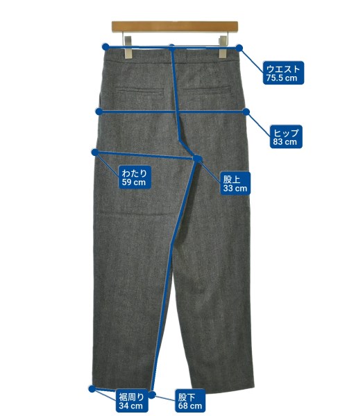A.P.C.（アーペーセー）スラックス グレー サイズ:34(XS位) レディース/2200692263020