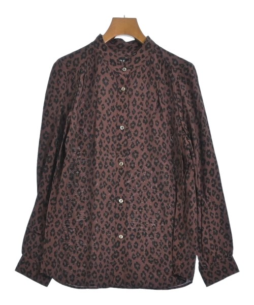 A.P.C.(アーペーセー)カジュアルシャツ 茶 サイズ:36(S位)/2200692263068
