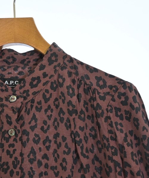 A.P.C.（アーペーセー）カジュアルシャツ 茶 サイズ:36(S位) レディース/2200692263068