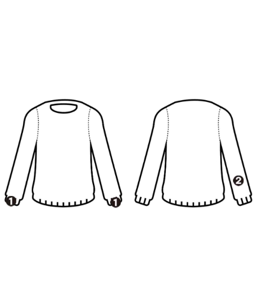 A.P.C.（アーペーセー）ニット・セーター 紫 サイズ:M レディース/2200692263082