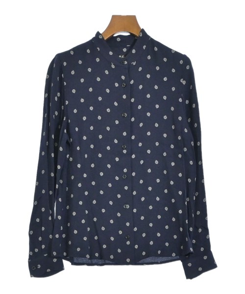 A.P.C.(アーペーセー)カジュアルシャツ 紺 サイズ:S/2200692263099