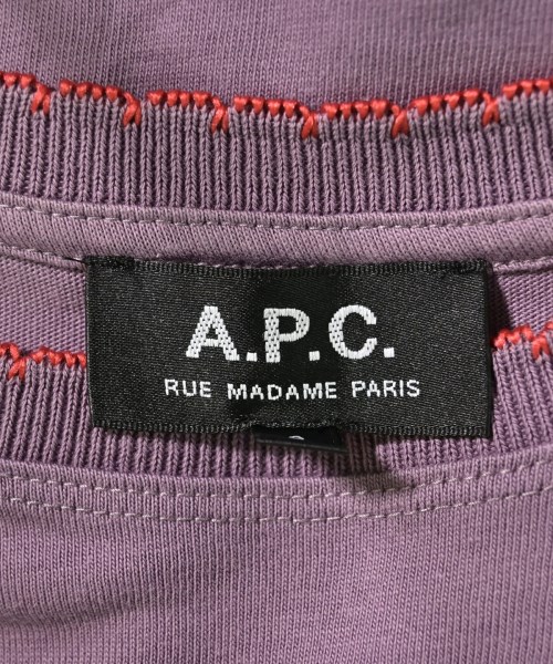 A.P.C.（アーペーセー）Tシャツ・カットソー 紫 サイズ:S レディース/2200692263105