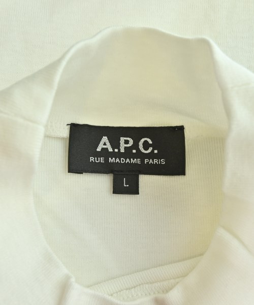 A.P.C.（アーペーセー）Tシャツ・カットソー 白 サイズ:L レディース/2200692263167
