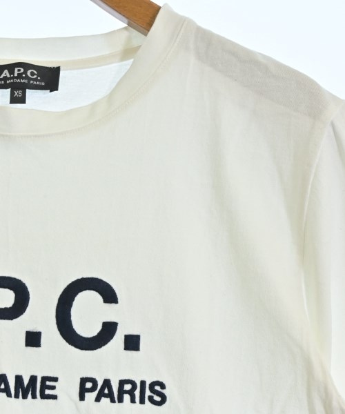 A.P.C.（アーペーセー）Tシャツ・カットソー 白 サイズ:XS レディース/2200692948026