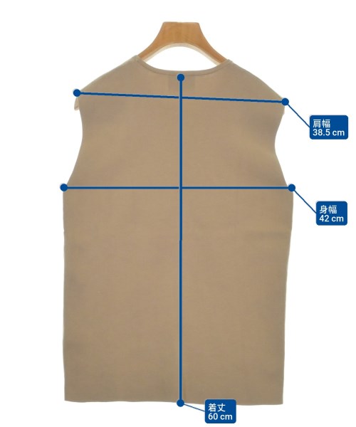 UNITED ARROWS（ユナイテッドアローズ）ベスト/ノースリーブ ベージュ サイズ:-(M位) レディース/2200620316026
