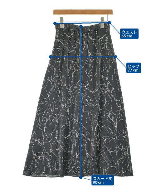 UNITED ARROWS（ユナイテッドアローズ）ロング・マキシ丈スカート 黒 サイズ:38(M位) レディース/2200620832045